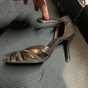 Carlos Santana ankle strap heel